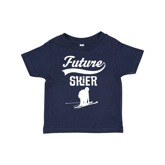 Inktastic Future Skier Childs Skiing Boys or Girls Toddler T-Shirt