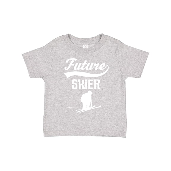 Inktastic Future Skier Childs Skiing Boys or Girls Toddler T-Shirt
