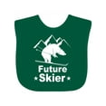 thumbnail image 1 of Inktastic Future Skier Funny Skiing Bear Boys or Girls Baby Bib, 1 of 4