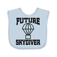 thumbnail image 1 of Inktastic Future Skydiver Boys or Girls Baby Bib, 1 of 4