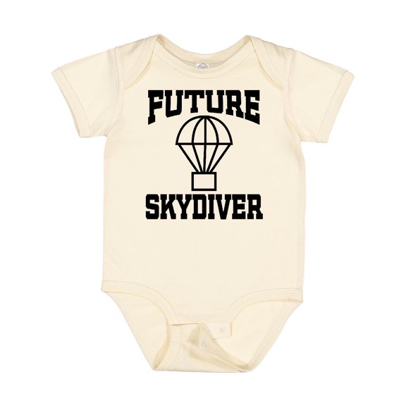 Inktastic Future Skydiver Boys or Girls Baby Bodysuit
