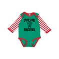thumbnail image 1 of Inktastic Future Skydiver Boys or Girls Long Sleeve Baby Bodysuit, 1 of 5