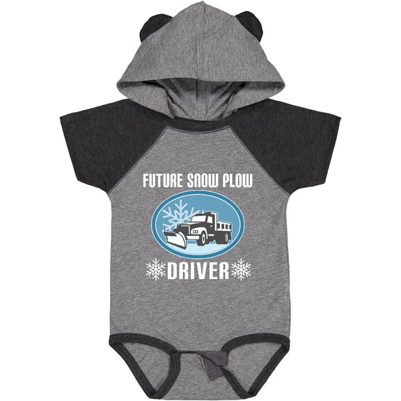 Inktastic Future Snow Plow Truck Driver Boys or Girls Baby Bodysuit