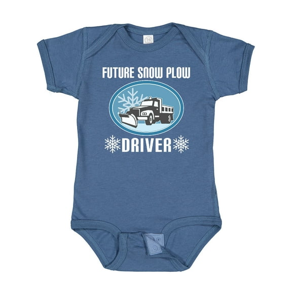 Inktastic Future Snow Plow Truck Driver Boys or Girls Baby Bodysuit