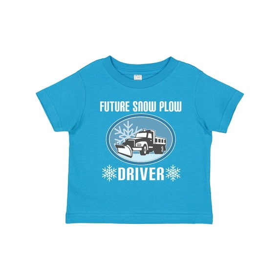 Inktastic Future Snow Plow Truck Driver Boys or Girls Toddler T-Shirt