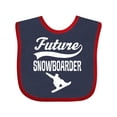 thumbnail image 1 of Inktastic Future Snowboarder Boys Snowboarding Boys Baby Bib, 1 of 4