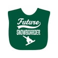 thumbnail image 1 of Inktastic Future Snowboarder Boys Snowboarding Boys Baby Bib, 1 of 4