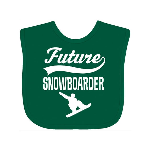 Inktastic Future Snowboarder Boys Snowboarding Boys Baby Bib