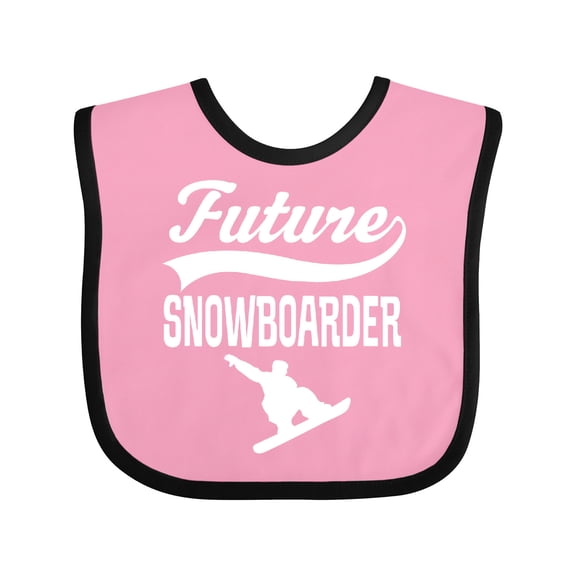 Inktastic Future Snowboarder Boys Snowboarding Boys Baby Bib