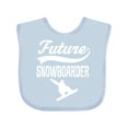 thumbnail image 1 of Inktastic Future Snowboarder Boys Snowboarding Boys Baby Bib, 1 of 4