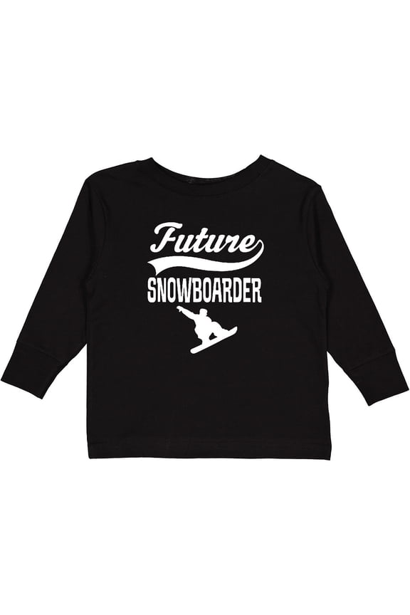 Future Snowboarder Boys Snowboarding Boys Long Sleeve Toddler T-Shirt