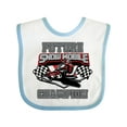 thumbnail image 1 of Inktastic Future Snowmobile Champion Boys or Girls Baby Bib, 1 of 4