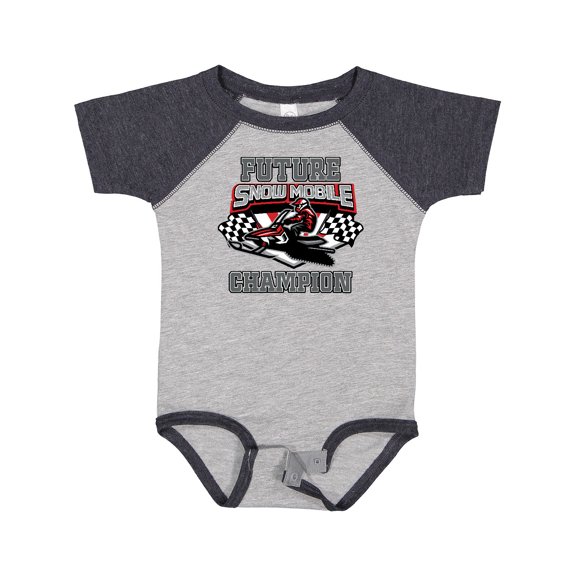 Inktastic Future Snowmobile Champion Boys or Girls Baby Bodysuit