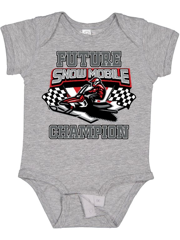 Future Snowmobile Champion Boys or Girls Baby Bodysuit