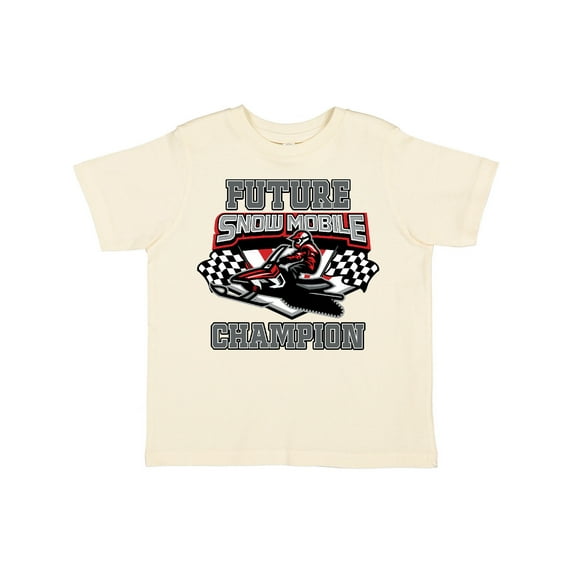Inktastic Future Snowmobile Champion Boys or Girls Toddler T-Shirt