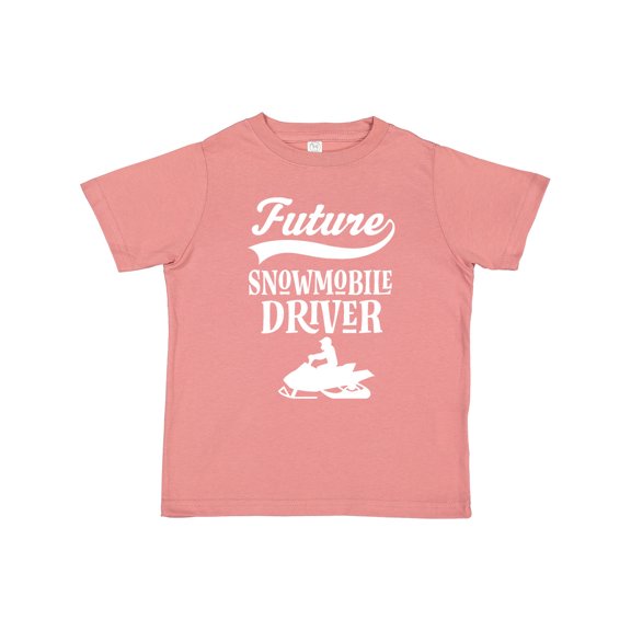 Inktastic Future Snowmobile Driver Snowmobiling Boys or Girls Toddler T-Shirt
