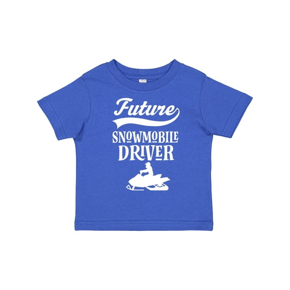 Inktastic Future Snowmobile Driver Snowmobiling Boys or Girls Toddler T-Shirt