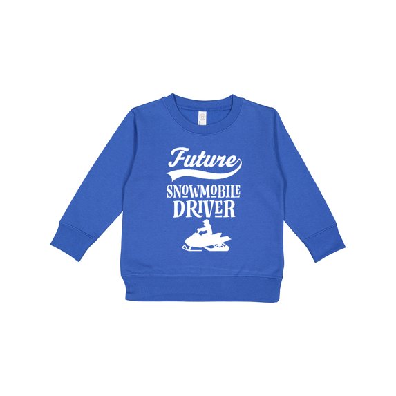 Inktastic Future Snowmobile Driver Snowmobiling Toddler Sweatshirt