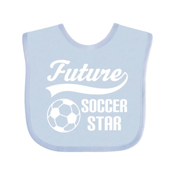 Inktastic Future Soccer Star Ball Sports Boys or Girls Baby Bib