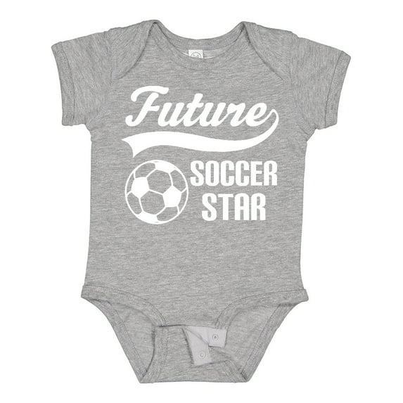 Inktastic Future Soccer Star Ball Sports Boys or Girls Baby Bodysuit
