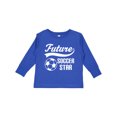 thumbnail image 1 of Inktastic Future Soccer Star Ball Sports Boys or Girls Long Sleeve Toddler T-Shirt, 1 of 5