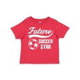 thumbnail image 1 of Inktastic Future Soccer Star Ball Sports Boys or Girls Toddler T-Shirt, 1 of 5