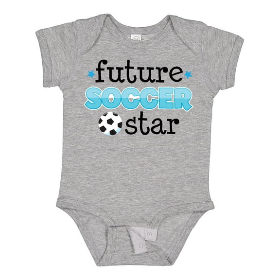 Inktastic Future Soccer Star Boys Baby Bodysuit