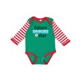 thumbnail image 1 of Inktastic Future Soccer Star Boys Long Sleeve Baby Bodysuit, 1 of 5