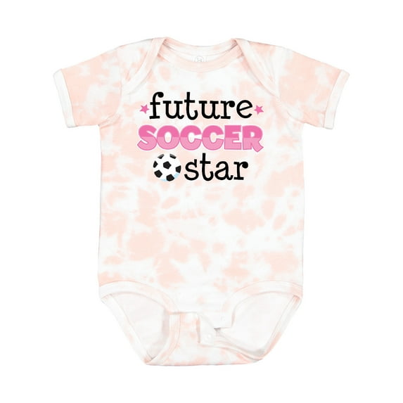 Inktastic Future Soccer Star Girls Girls Baby Bodysuit