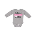 thumbnail image 1 of Inktastic Future Soccer Star Girls Girls Long Sleeve Baby Bodysuit, 1 of 5