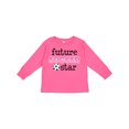 thumbnail image 1 of Inktastic Future Soccer Star Girls Girls Long Sleeve Toddler T-Shirt, 1 of 5
