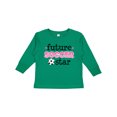 thumbnail image 1 of Inktastic Future Soccer Star Girls Girls Long Sleeve Toddler T-Shirt, 1 of 5
