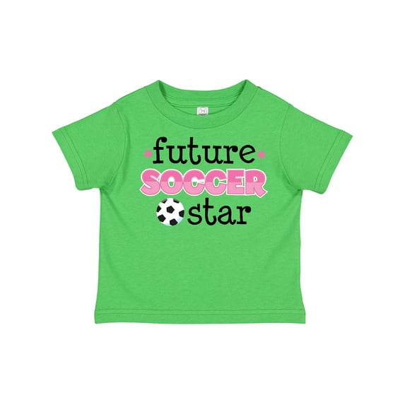 Inktastic Future Soccer Star Girls Girls Toddler T-Shirt