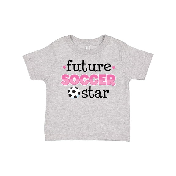 Inktastic Future Soccer Star Girls Girls Toddler T-Shirt