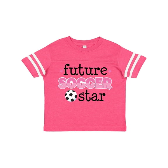 Inktastic Future Soccer Star Girls Girls Toddler T-Shirt