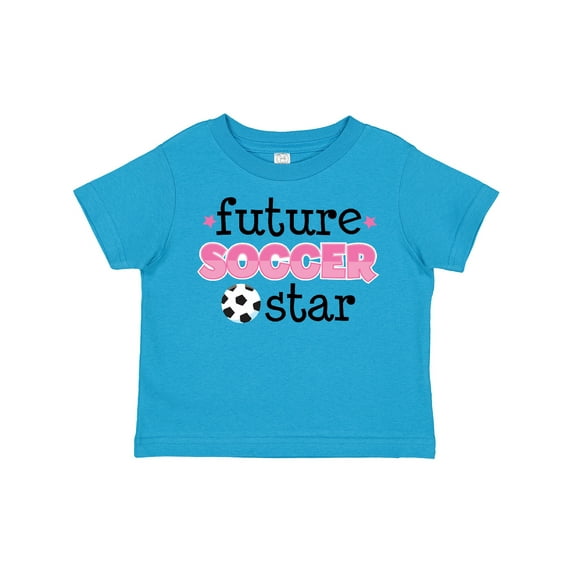 Inktastic Future Soccer Star Girls Girls Toddler T-Shirt