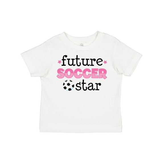 Inktastic Future Soccer Star Girls Girls Toddler T-Shirt