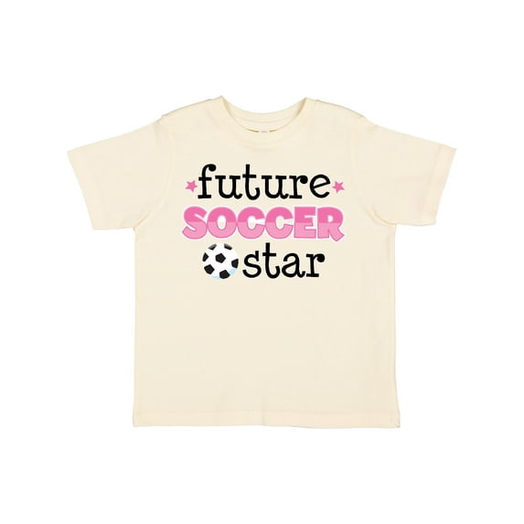 Inktastic Future Soccer Star Girls Girls Toddler T-Shirt