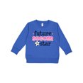 thumbnail image 1 of Inktastic Future Soccer Star Girls Toddler Sweatshirt, 1 of 4