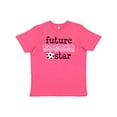 thumbnail image 1 of Inktastic Future Soccer Star Girls Youth T-Shirt, 1 of 5