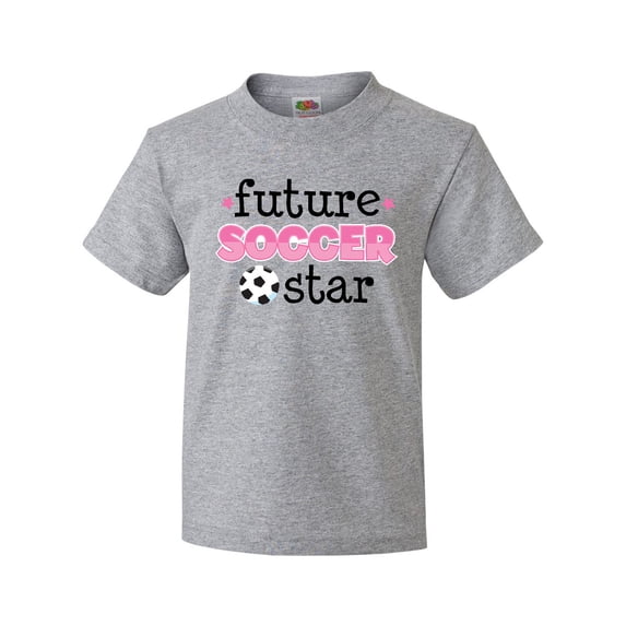 Inktastic Future Soccer Star Girls Youth T-Shirt