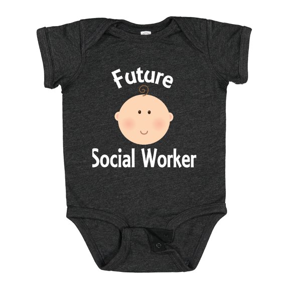 Inktastic Future Social Worker Occupation Boys or Girls Baby Bodysuit