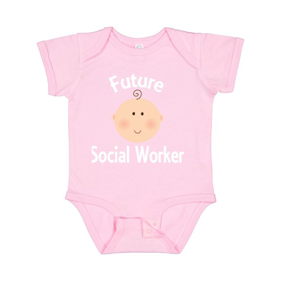 Inktastic Future Social Worker Occupation Boys or Girls Baby Bodysuit