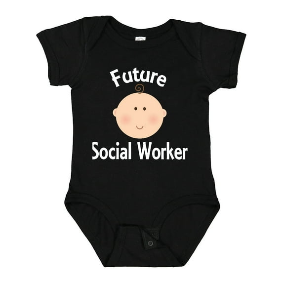 Inktastic Future Social Worker Occupation Boys or Girls Baby Bodysuit