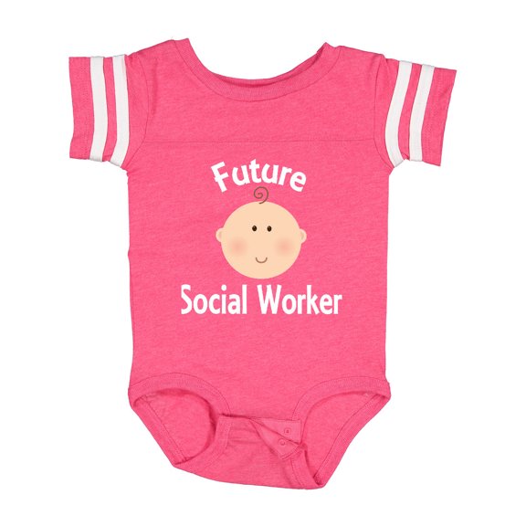 Inktastic Future Social Worker Occupation Boys or Girls Baby Bodysuit