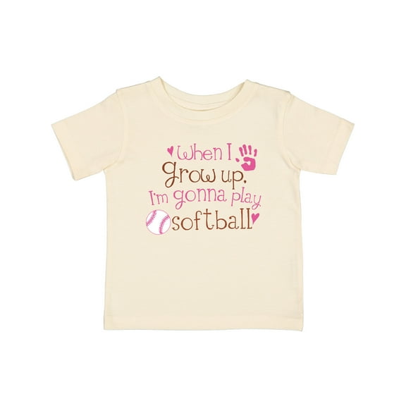 Inktastic Future Softball Player Girls Girls Baby T-Shirt