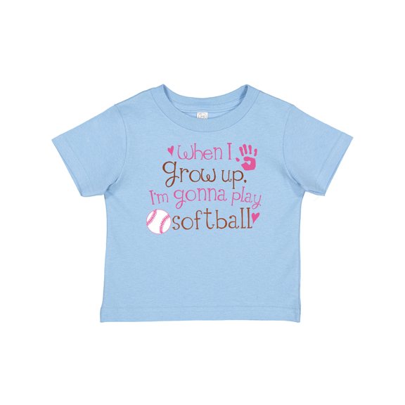 Inktastic Future Softball Player Girls Girls Baby T-Shirt