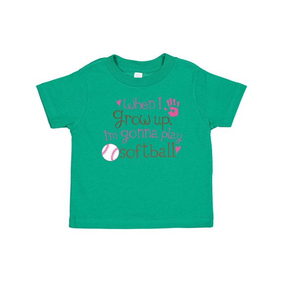 Inktastic Future Softball Player Girls Girls Baby T-Shirt