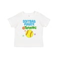 thumbnail image 1 of Inktastic Future Softball Player in Training Girls Toddler T-Shirt, 1 of 5
