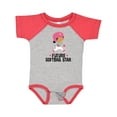 thumbnail image 1 of Inktastic Future Softball Star Cute Girls Girls Baby Bodysuit, 1 of 5